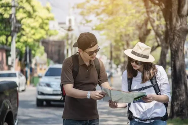 how is a normal travel guide addressed to tourist