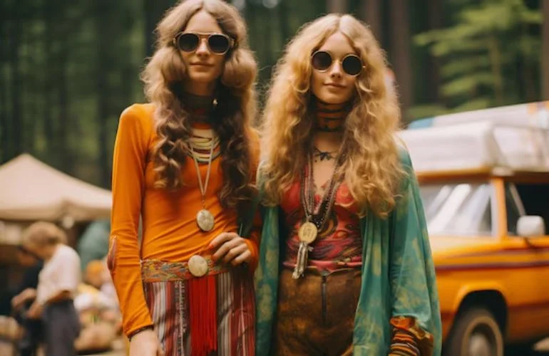 60's fashion trends hippies